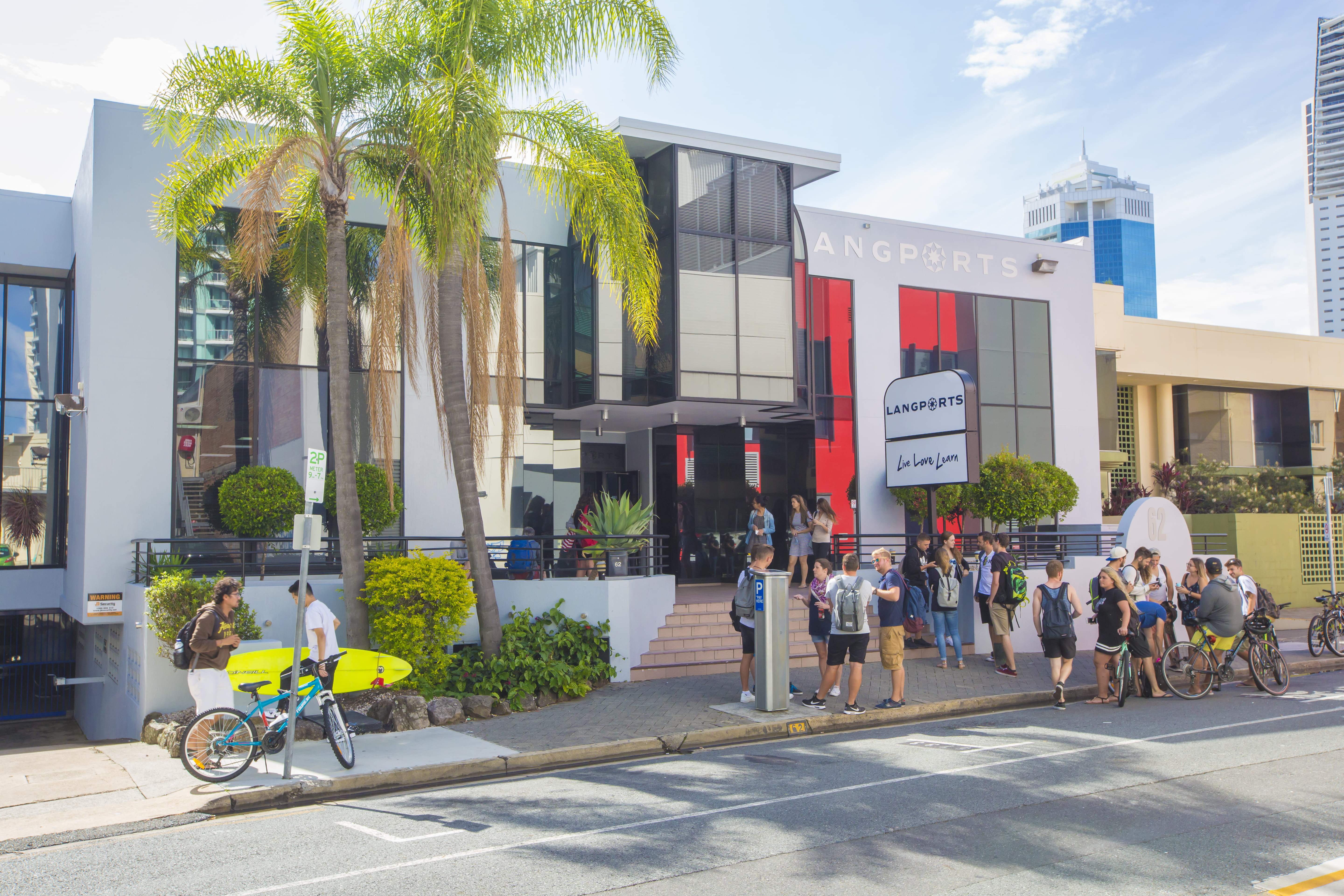 Langports Gold Coast_Front of School