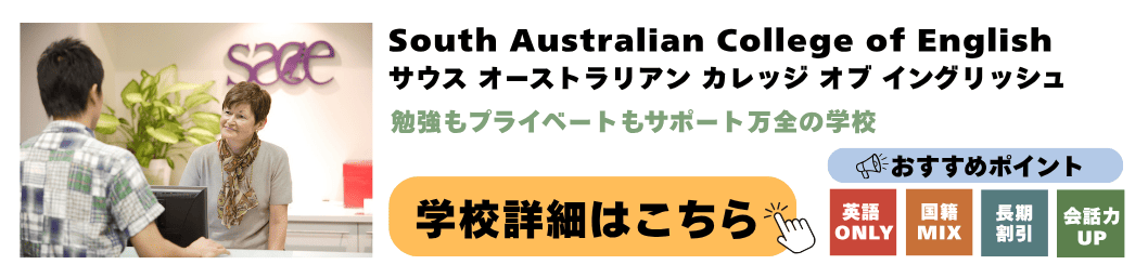 South Australian College of English サウス オーストラリアン カレッジ オブ イングリッシュ South Australian College of English サウス オーストラリアン カレッジ オブ イングリッシュ